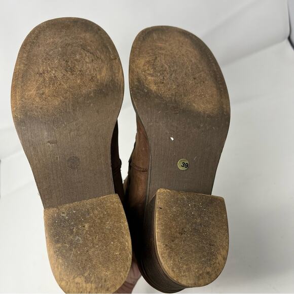 Destroy Stitch Lace Up‎ Boots Leather Womens Size 40 / US 9 - Picture 6 of 9